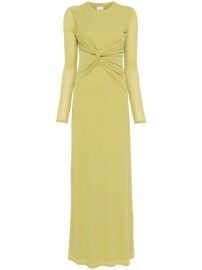 Nanushka twist-detail Maxi Dress at Farfetch